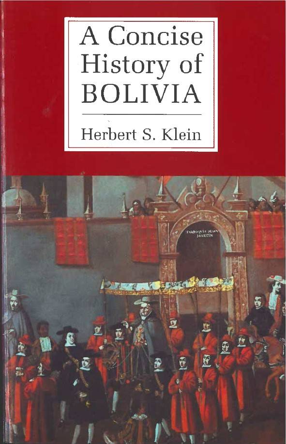 book titled: A Concise History of Bolivia.